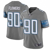 Nike Lions 90 Trey Flowers Gray Color Rush Limited Jersey Dzhi,baseball caps,new era cap wholesale,wholesale hats